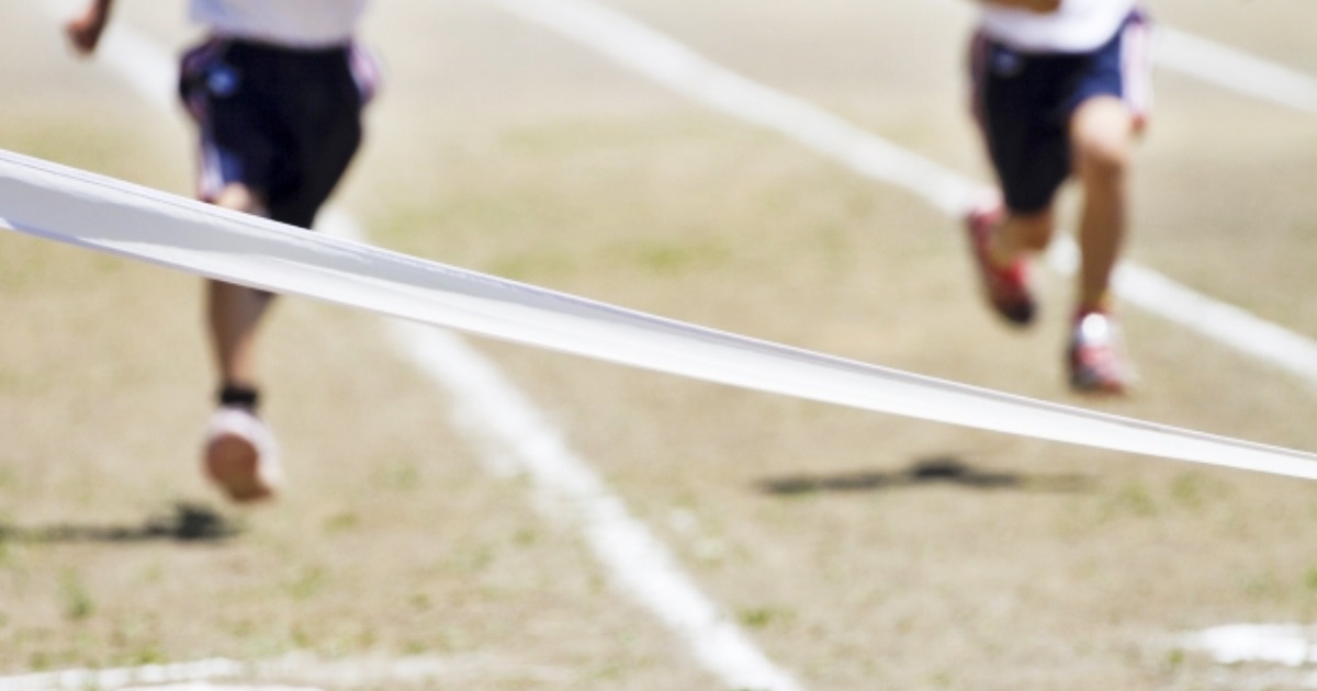 小学校の運動会ゴール