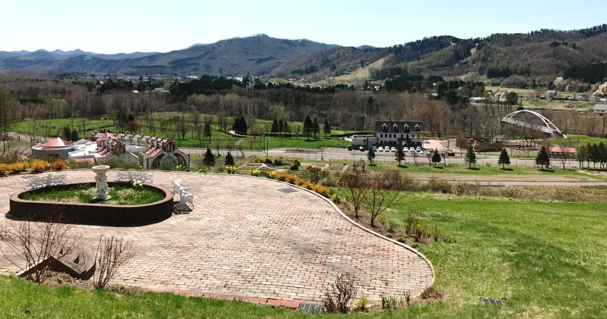 滝上町渓谷公園から景色